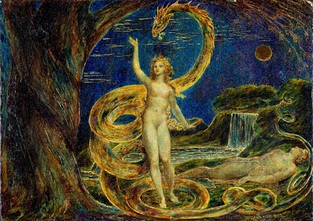 William Blake Eve Tempted by the Serpent